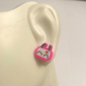 Anime Rabbit Stud Earrings